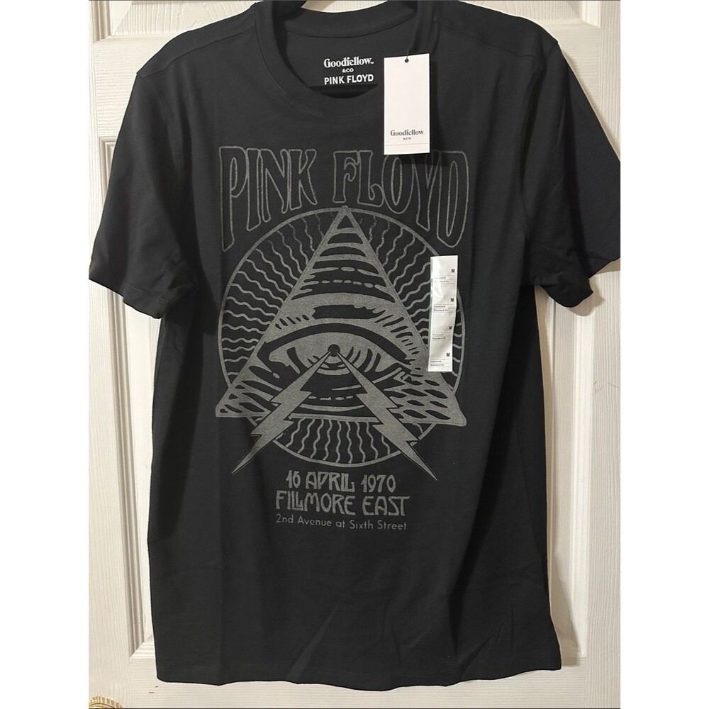 Goodfellow & Co Black Pink Floyd Graphic Tee